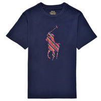 textil Dreng T-shirts m. korte ærmer Polo Ralph Lauren GUILIA Marineblå