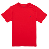 textil Dreng T-shirts m. korte ærmer Polo Ralph Lauren NOUVILE Rød