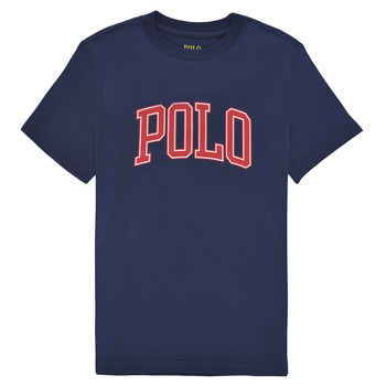 textil Pige T-shirts m. korte ærmer Polo Ralph Lauren MATIKA Marineblå