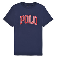 textil Pige T-shirts m. korte ærmer Polo Ralph Lauren MELIKA Marineblå