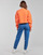 textil Dame Sweatshirts Converse EMBROIDERED WORDMARK CREW Orange