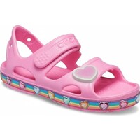 Sko Børn Sandaler Crocs Fun Lab Rainbow Sandal Kids Pink