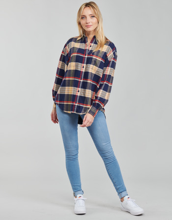 textil Dame Jeans - skinny Levi's 712 SKINNY Blå