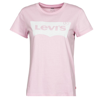 textil Dame T-shirts m. korte ærmer Levi's THE PERFECT TEE Violet / Lys