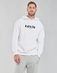 textil Herre Sweatshirts Levi's T2 RELAXED GRAPHIC PO Hvid