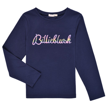 textil Pige Langærmede T-shirts Billieblush PETRA Marineblå