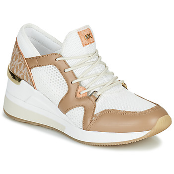Sko Dame Lave sneakers MICHAEL Michael Kors LIV Kamel / Hvid