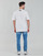 textil Herre T-shirts m. korte ærmer adidas Performance CAMO PKT TEE Hvid