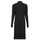 textil Dame Lange kjoler G-Star Raw RIB MOCK SLIM DRESS Sort