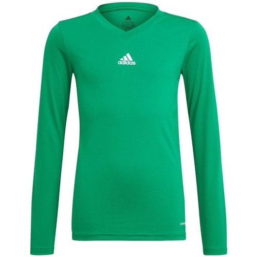textil Dreng T-shirts m. korte ærmer adidas Originals JR Team Base Tee Grøn