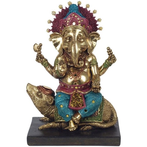 Indretning Små statuer og figurer Signes Grimalt Ganesha Figur Guld