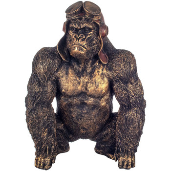 Indretning Små statuer og figurer Signes Grimalt Orangutang Med Briller Guld