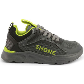 Sko Herre Sneakers Shone 903-001 Grey/Green Grå
