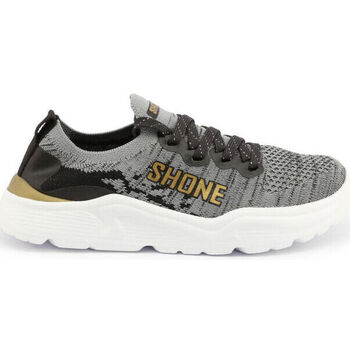 Sko Herre Sneakers Shone 155-001 Grey/Gold Grå