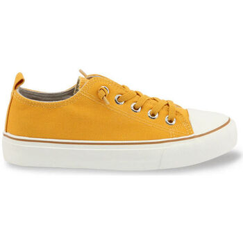 Sko Herre Sneakers Shone 292-003 Mustard Gul