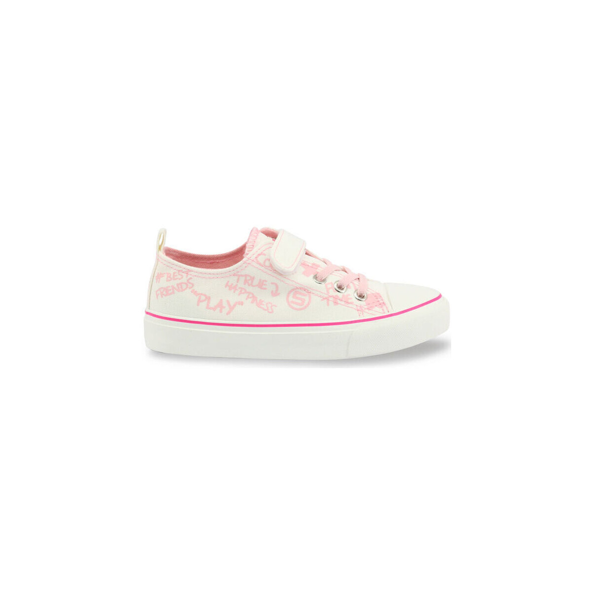 Sko Herre Sneakers Shone 291-002 White/Pink Hvid