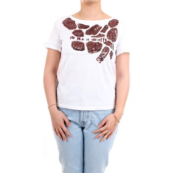 textil Dame T-shirts m. korte ærmer Pennyblack 29710121 Hvid