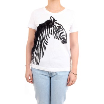 textil Dame T-shirts m. korte ærmer Pennyblack 39710821 Hvid
