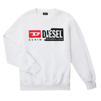 textil Børn Sweatshirts Diesel SGIRKCUTY OVER Hvid