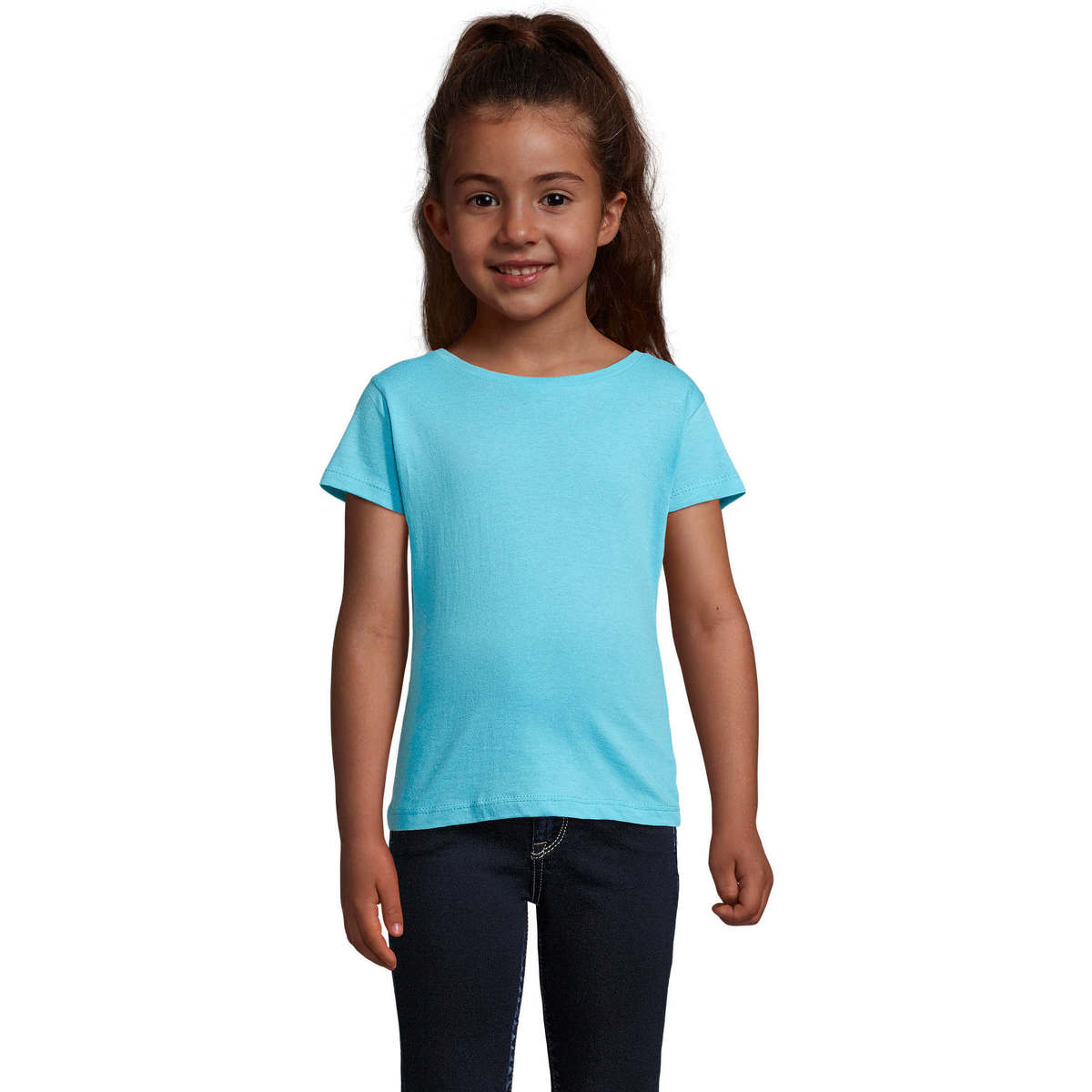 textil Børn T-shirts m. korte ærmer Sols CHERRY Azul Blå