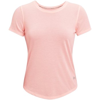 textil Dame T-shirts m. korte ærmer Under Armour Streaker Run Short Sleeve Pink