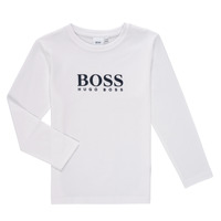 textil Dreng Langærmede T-shirts BOSS TRIMENA Hvid