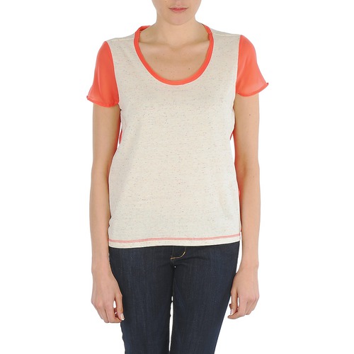 textil Dame T-shirts m. korte ærmer Eleven Paris EDMEE Beige / Orange
