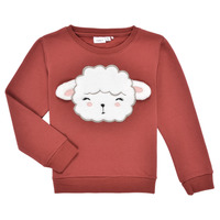 textil Pige Sweatshirts Name it NMFOTILDA LS SWEAT Rød