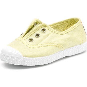 Sko Børn Tennissko Cienta Chaussures en toiles  Tintado jaune pastel