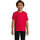 textil Børn T-shirts m. korte ærmer Sols Camista infantil color Rojo Rød