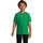 textil Børn T-shirts m. korte ærmer Sols Camista infantil color Verde Pradera Grøn