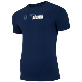textil Herre T-shirts m. korte ærmer 4F TSM021 Marineblå