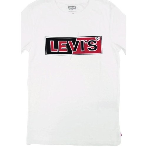 textil Dreng T-shirts m. korte ærmer Levi's  Hvid