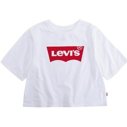 textil Pige T-shirts m. korte ærmer Levi's  Hvid
