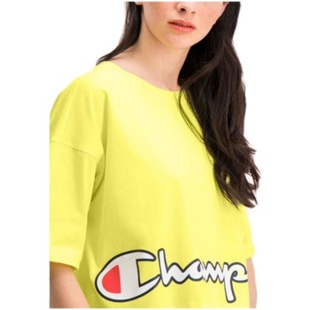 textil Dame T-shirts m. korte ærmer Champion  Gul