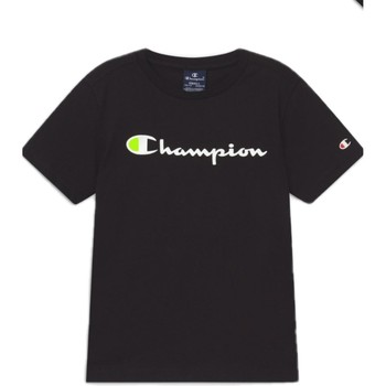 textil Dame T-shirts m. korte ærmer Champion  Sort
