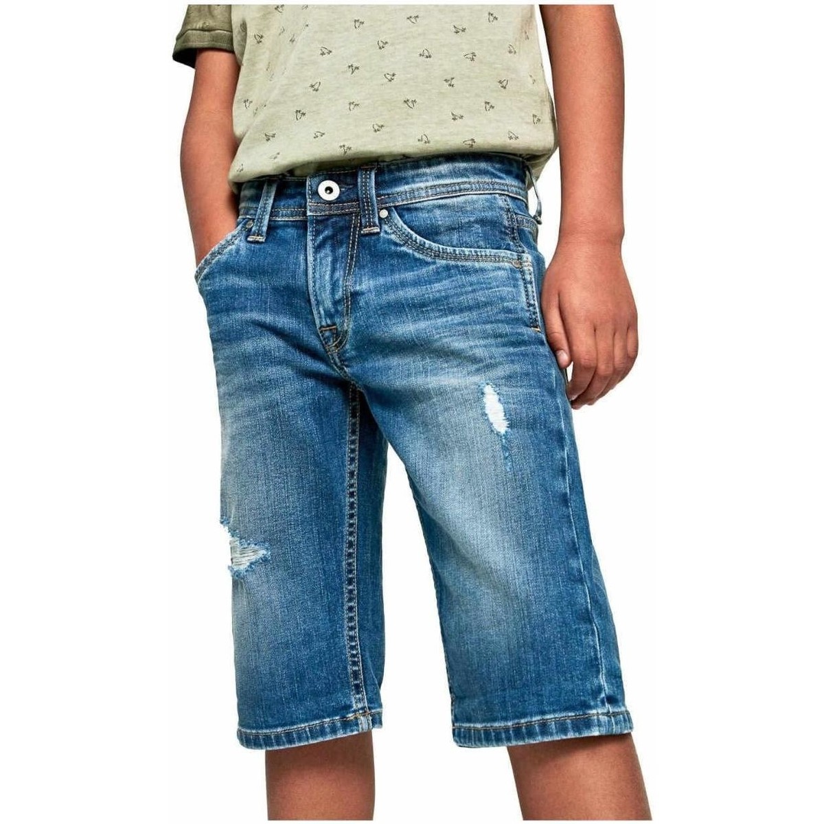 textil Dreng Shorts Pepe jeans  Blå
