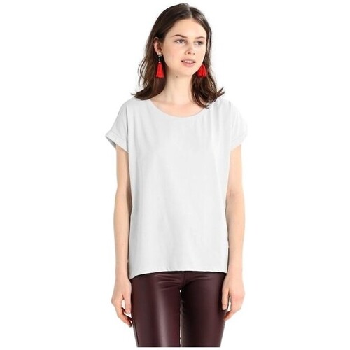 textil Dame Sweatshirts Vila Dreamers T-Shirt - Plain Air Hvid