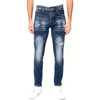 textil Herre Smalle jeans True Rise 121962224 Blå