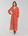 textil Dame Lange kjoler Vero Moda VMFLOW Rød