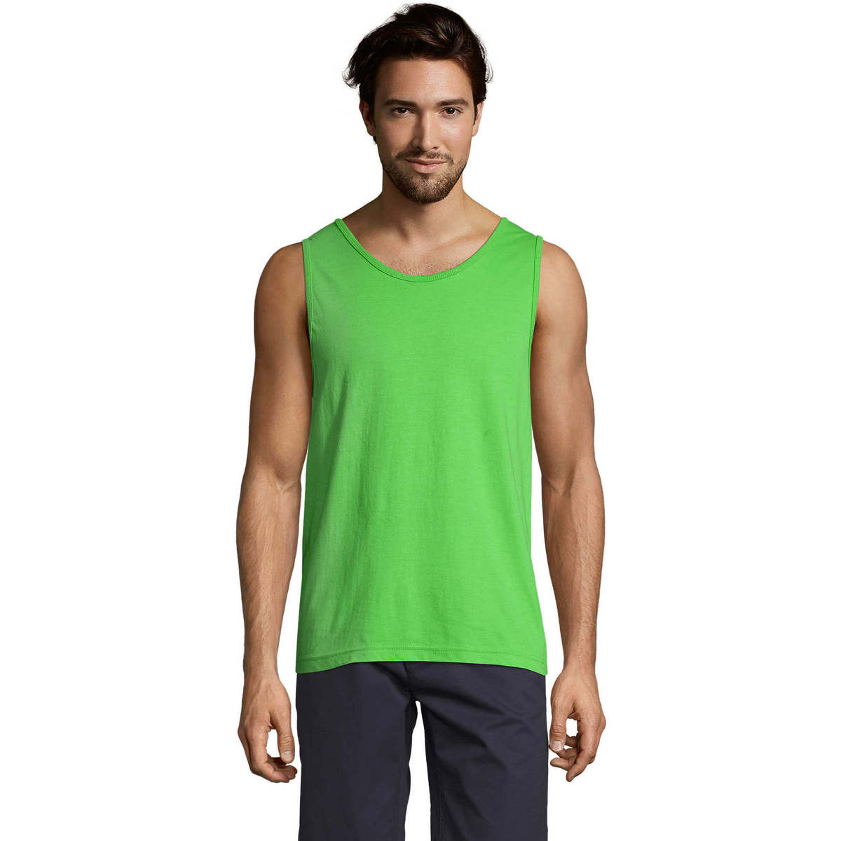 textil Herre Toppe / T-shirts uden ærmer Sols Justin camiseta sin mangas Grøn