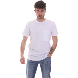 textil Herre T-shirts m. korte ærmer Antony Morato MMKS02023 FA100229 hvid