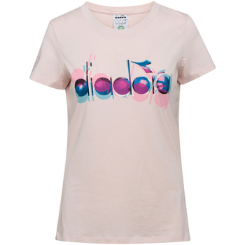 textil Dame T-shirts m. korte ærmer Diadora 502176088 