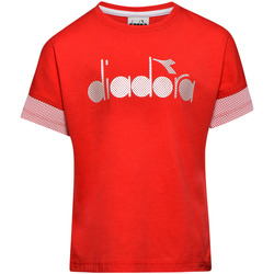 textil Børn T-shirts m. korte ærmer Diadora 102175914 Rød