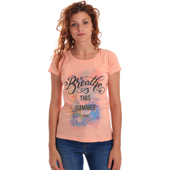 textil Dame T-shirts m. korte ærmer Key Up 5D59S 0001 Orange