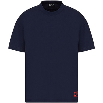 textil Herre T-shirts & poloer Ea7 Emporio Armani 3KPT58 PJ02Z Blå