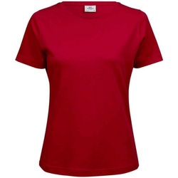 textil Dame T-shirts m. korte ærmer Tee Jays T580 Red