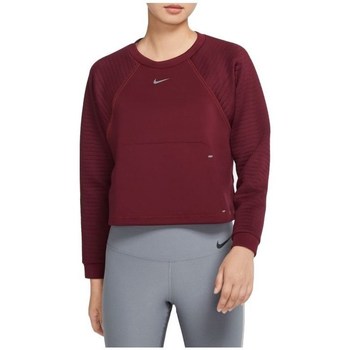 textil Dame Sweatshirts Nike Pro Luxe Bordeaux