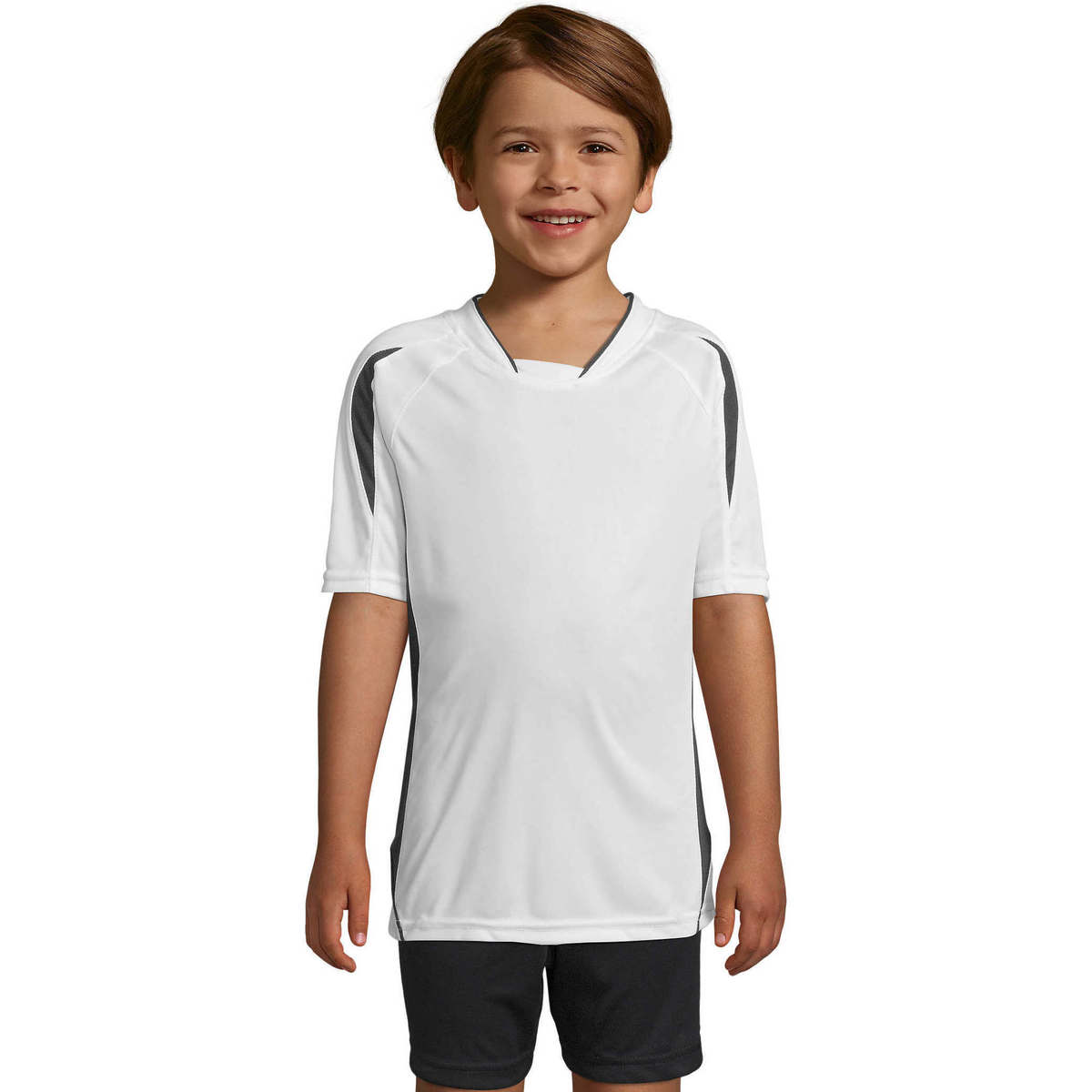 textil Børn T-shirts m. korte ærmer Sols Maracana - CAMISETA NIÑO MANGA CORTA Hvid