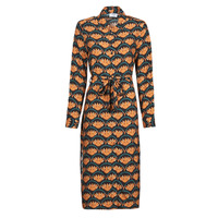 textil Dame Lange kjoler Betty London PANPI Marineblå / Orange